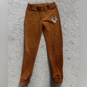 H&M Brown Kids Joggers with Tiger Patch